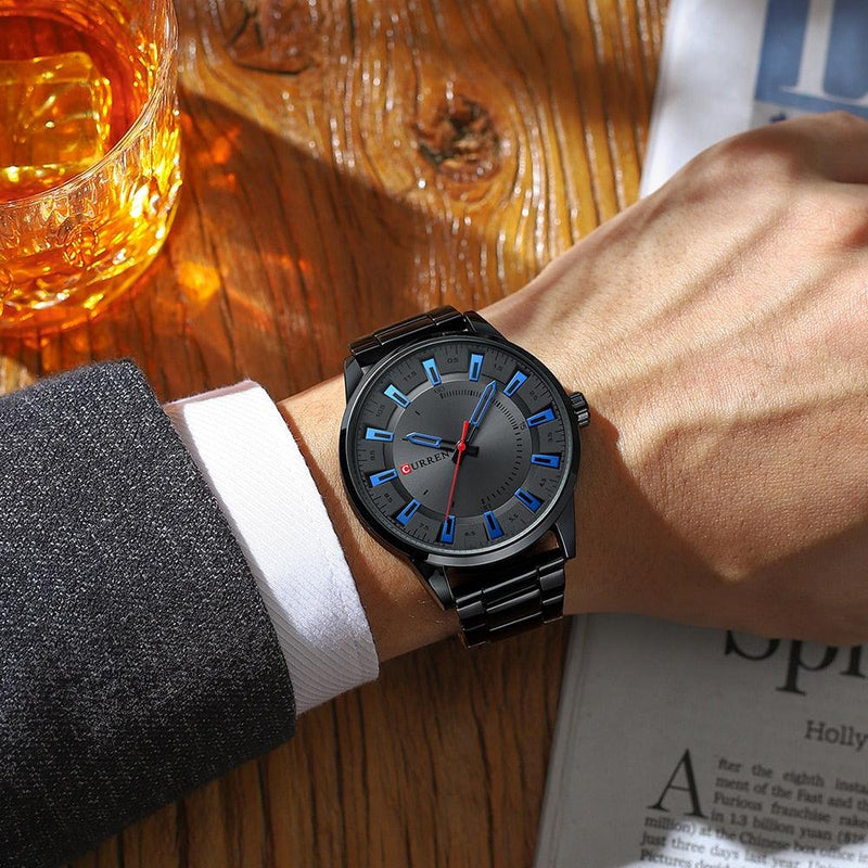 Novo ELITE relógio de pulseira de aço inoxidável - Relowear