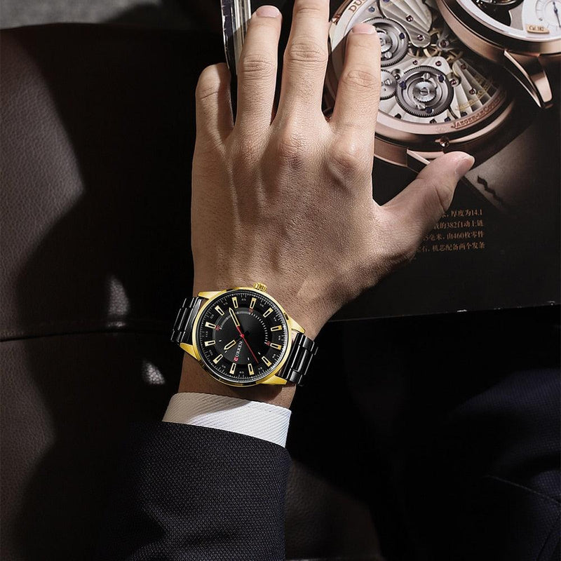 Novo ELITE relógio de pulseira de aço inoxidável - Relowear