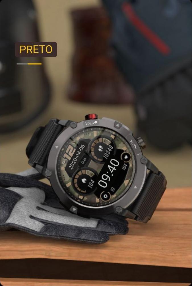 TECHPRO Relógio Inteligente Impermeável de Alta Tecnologia - Relowear