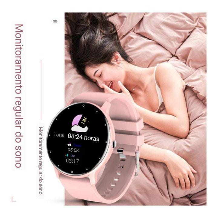 Smartwatch esportivo FlexTime ( à prova d'água) Conexão Bluetooth