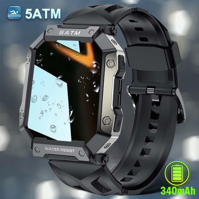 SENBONO PULSE TECH pressão arterial relógio inteligente masculino militar - Relowear